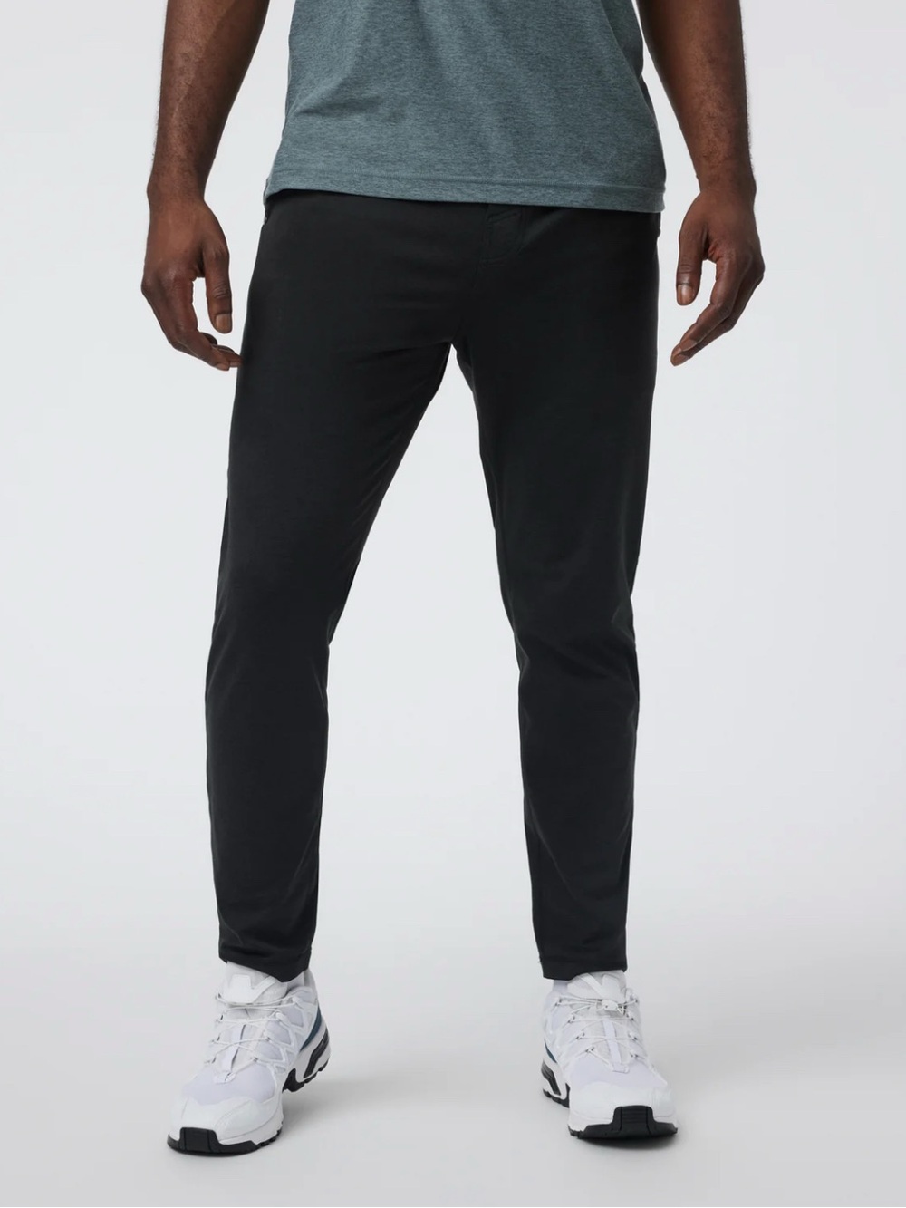 Vuori Coronado Dream Knit Straight Leg Pants In Heather Black Men's Size Medium